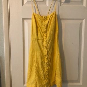 Yellow summer dress.
